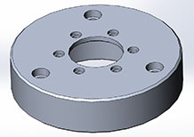 Disk Brake Pads Rotor Flange