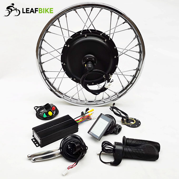 1.4 - 17 inch 48V 52V 1500W rear electric motorcycle motor kit