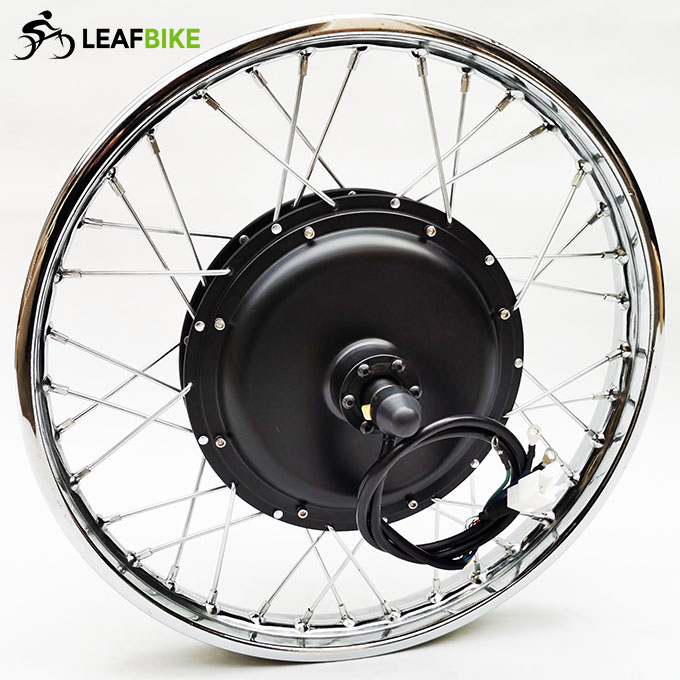 1.4 - 17 inch 48V 52V 1500W rear electric motorcycle motor wheel