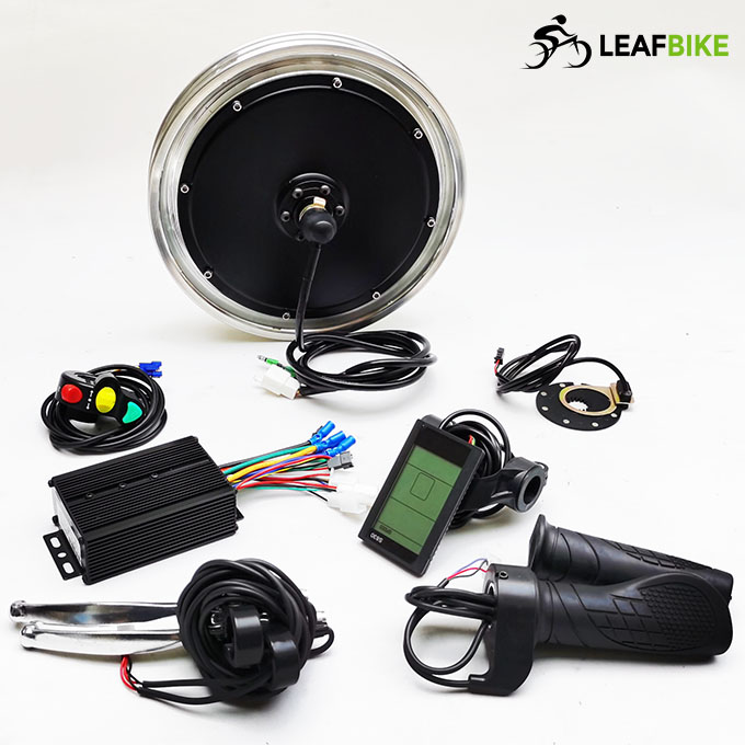 14 inch 48V 52V 1000W front casted hub motor - bike conversion kit