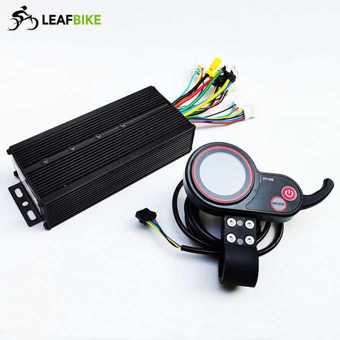 48V 52V 1500W ~ 1800W 60V 2000W electric hub motor controller with TF100 screen