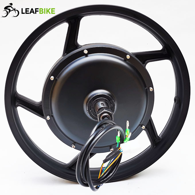 Single Shaft 18 inch 48V 52V 1000W electric hub motor kit