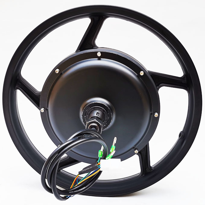 Single Shaft 18 inch 48V 52V 1000W electric hub motor kit