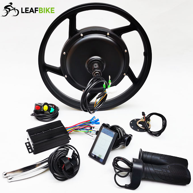 Single Shaft 18 inch 48V 52V 1000W electric hub motor kit