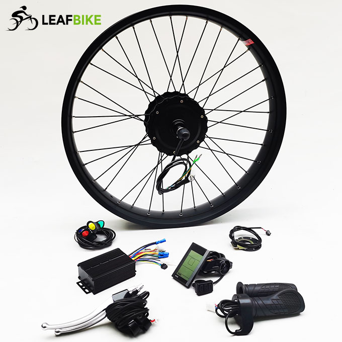 26 inch 48V 52V 500W 750W 1000W freewheel Cassette beach snow fat bike hub motor conversion kit