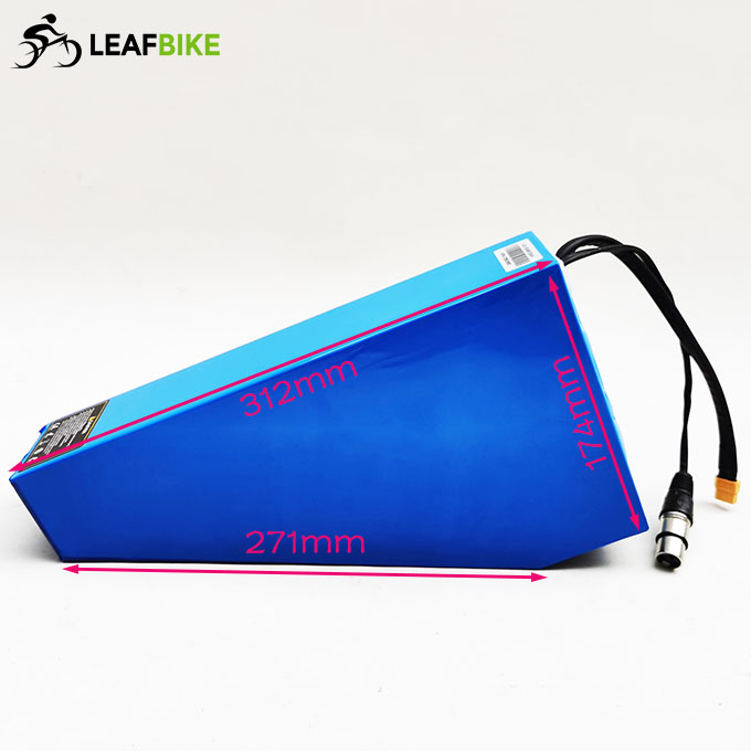 48V 20AH 1500W electric bike triangle battery