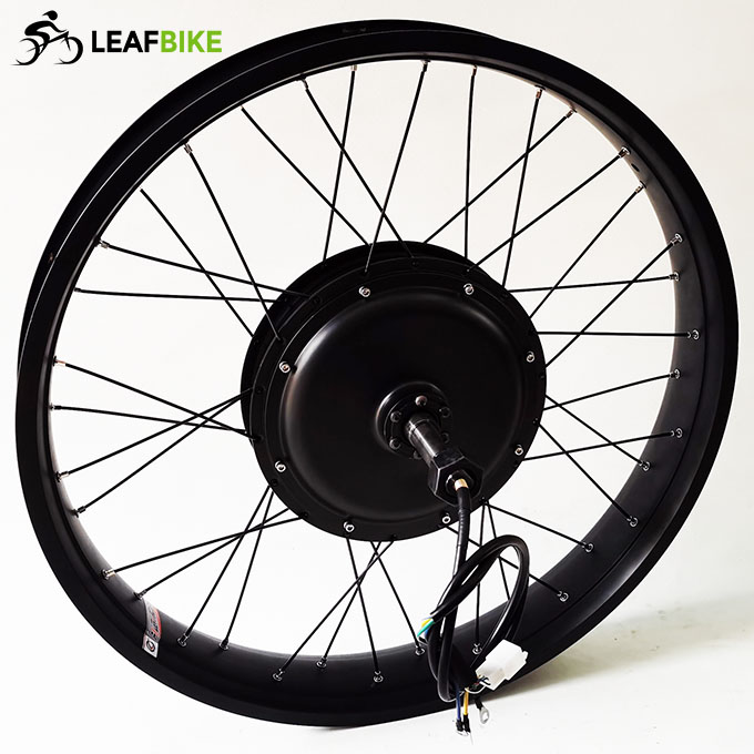 26 inch 48V 52V 1500W beach snow fat tire single side shaft motor wheel