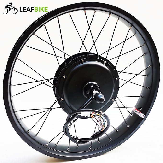 26 inch 48V 52V 2000W rear fat bike motor wheel