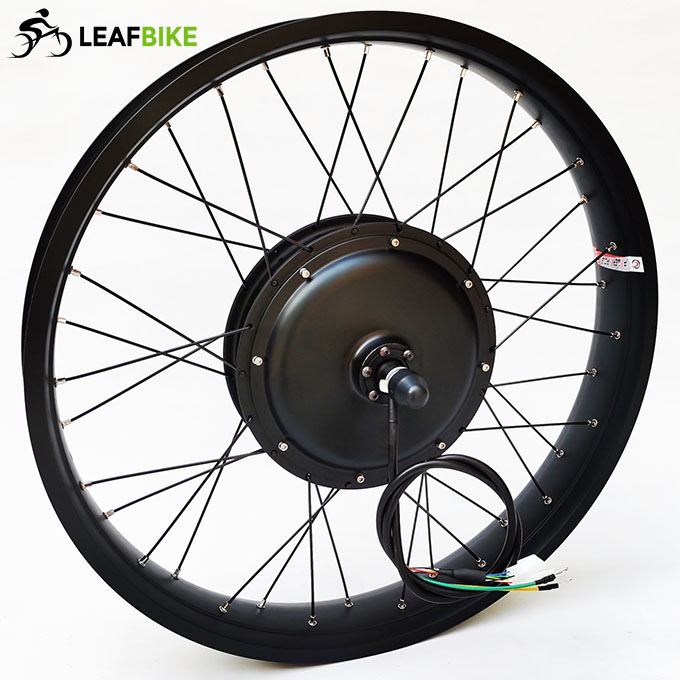 26 inch 48V 52V 1500W rear fat bike motor wheel