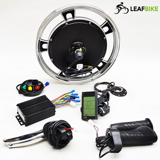 16 inch 48V 52V 1000W electric bike kit - front hub motor wheel