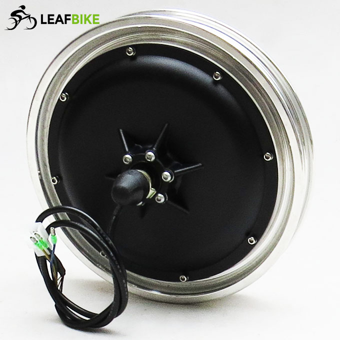 Casted 14 inch 48V 52V 1000W rear hub motor electric bike wheel