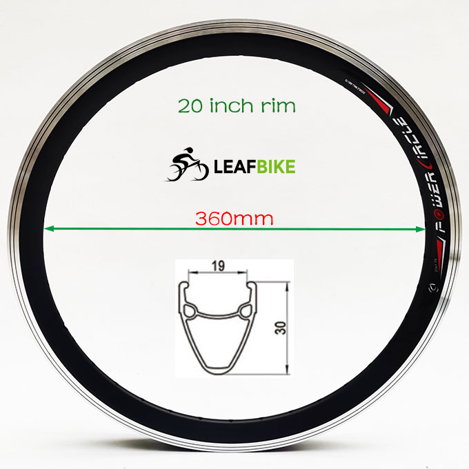 20 inch 36V 750W front electric bike motor wheel
