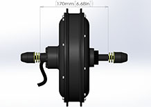 170mm 2000w electric motorcycle motor drawing 170mm 2000w electric motorcycle motor drawing