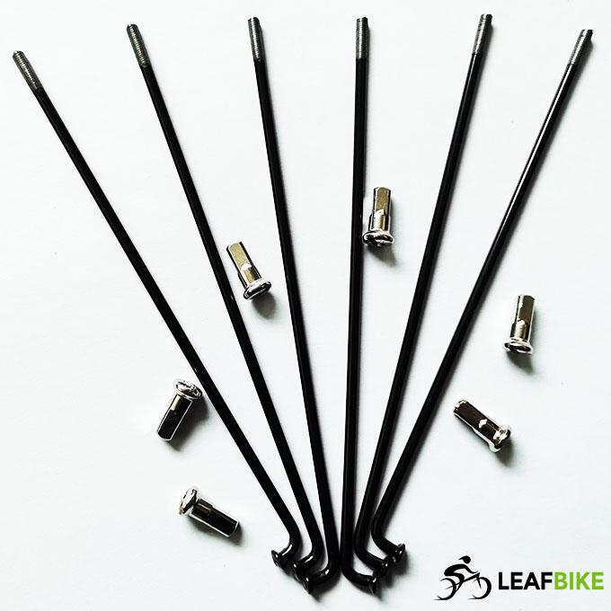 124mm length black color spokes