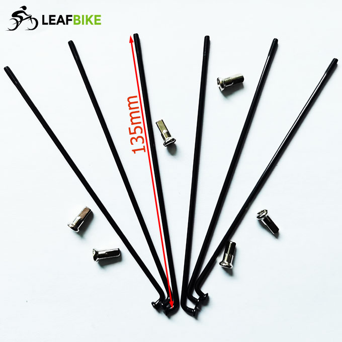 135mm length black color spokes