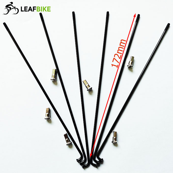 172mm length black color spokes