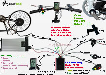 26 inch 1000w rear hub motor electric bike conversion kit wire diagram