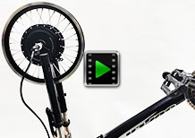 16 inch 48V 500W front brushless geared hub motor electric bike conversion kit video 16 inch 48V 500W front brushless geared hub motor electric bike conversion kit video