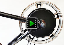 16 inch 48V 52V 1000W rear hub motor electric bike kit video