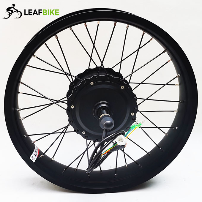 20 inch 36V 300W 500W 750W freewheel cassette fat bike motor wheel