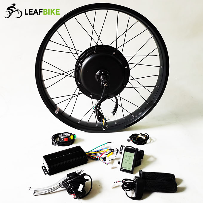 26 inch 48V 52V 2000W beach snow fat tire single side shaft motor kit