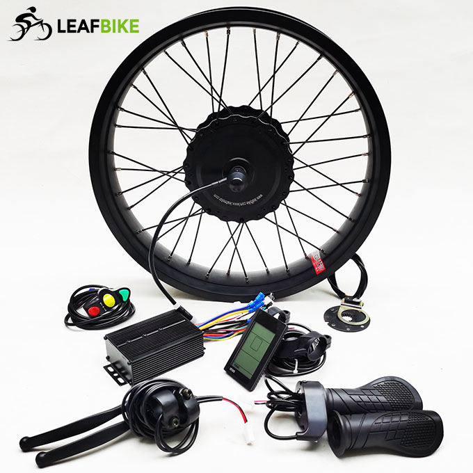 20 inch 36V 300W 500W 750W front beach snow fat bike hub motor conversion kit