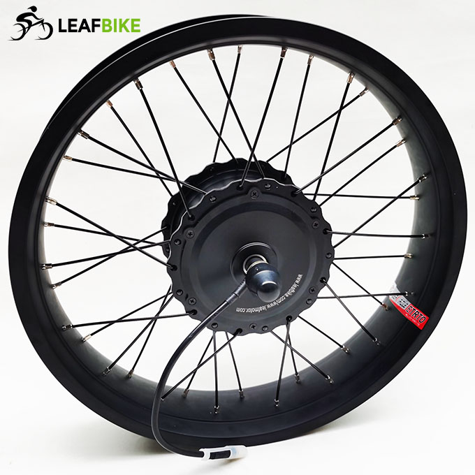 20 inch 36V 300W 500W 750W front beach snow fat bike hub motor conversion kit
