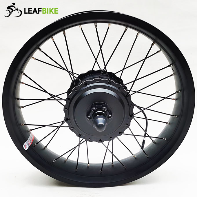 20 inch 36V 300W 500W 750W front beach snow fat bike hub motor conversion kit