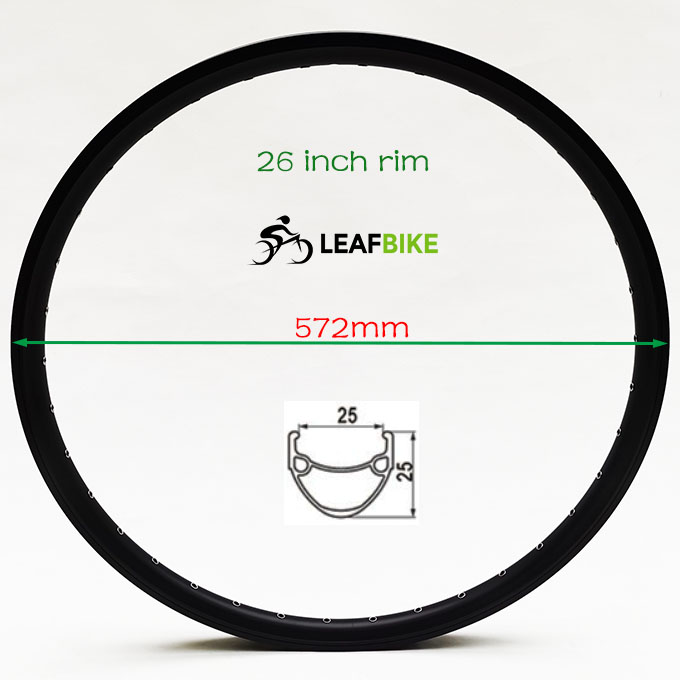 26 inch 48V 500W front brushless geared hub motor - electric bike kit