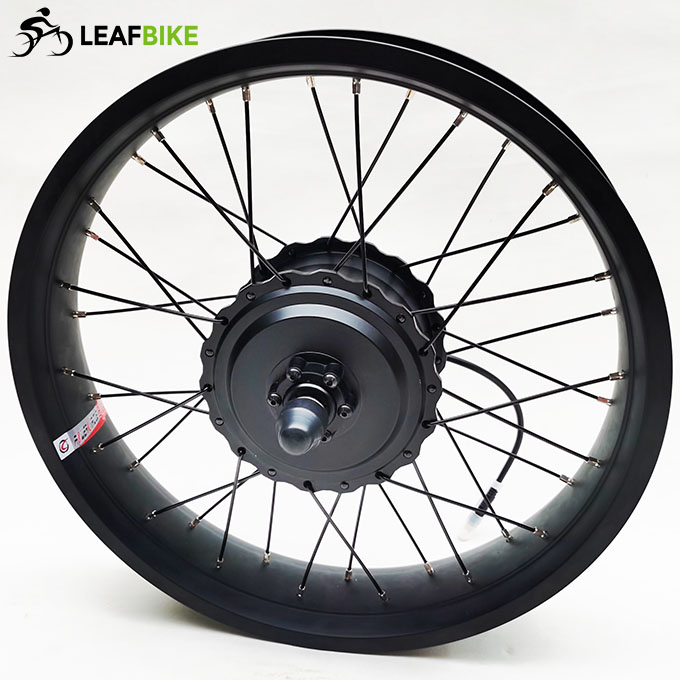 20 inch 48V 52V 500W 750W 1000W front beach snow fat bike hub motor conversion kit