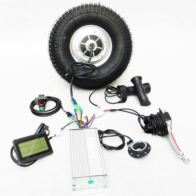 13 inch 48V 52V 800W electric scooter kit - rear wheel