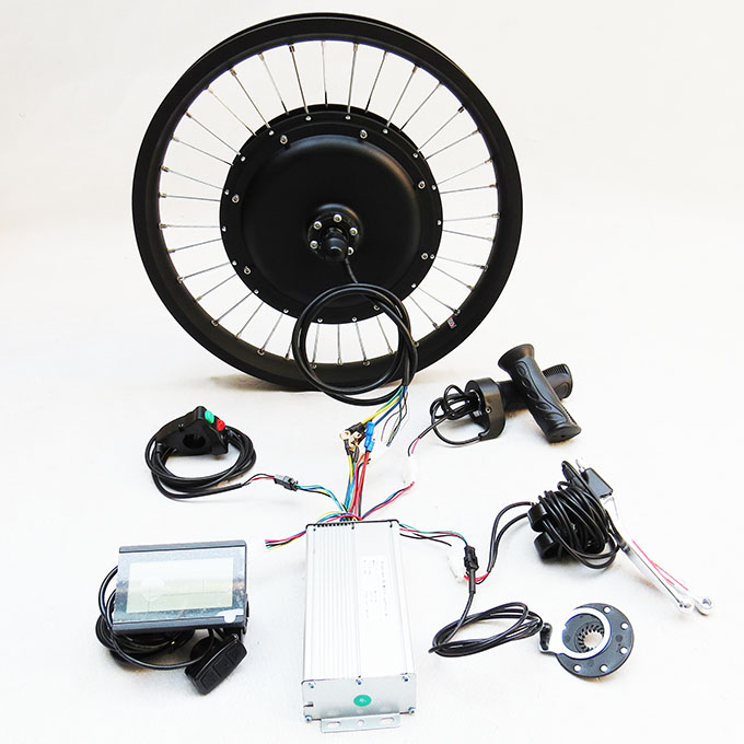 20 inch 48V 52V 1500W rear hub motor - electric bike kit fit for 2.75 to 3.00 inch tire