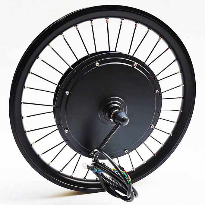 BMX 20 inch 48V 52V 1500W rear hub motor electric bike wheel