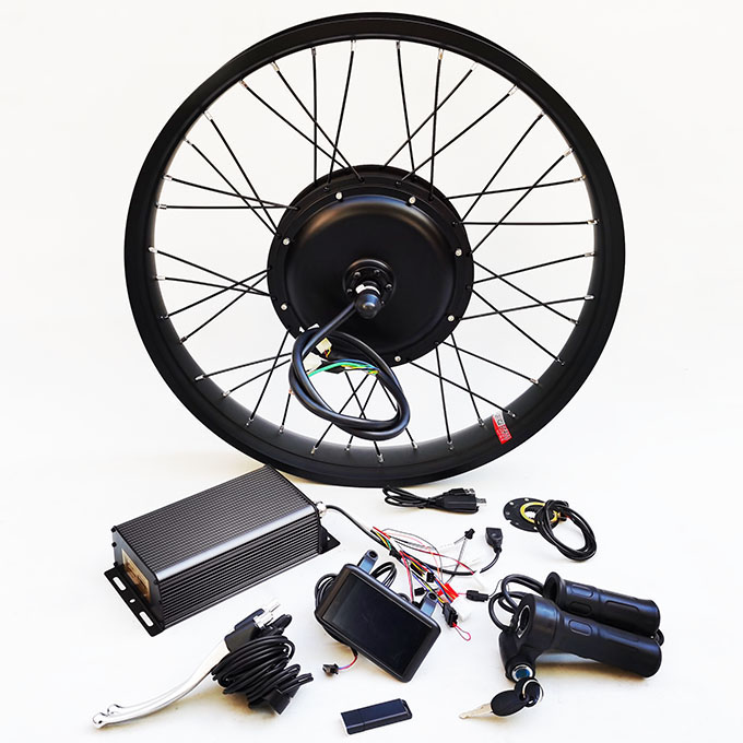 26 inch 2000W ~ 5000W high power rear hub motor - bike conversion kit