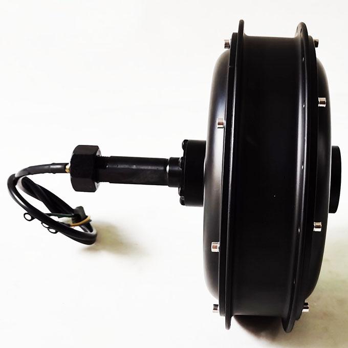48V 52V 2000W single side shaft hub motor