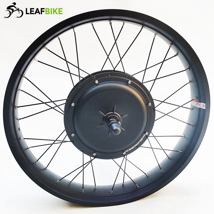 24 inch 48V 1500W front hub motor - Beach Snow Fat Tire bike conversion kit