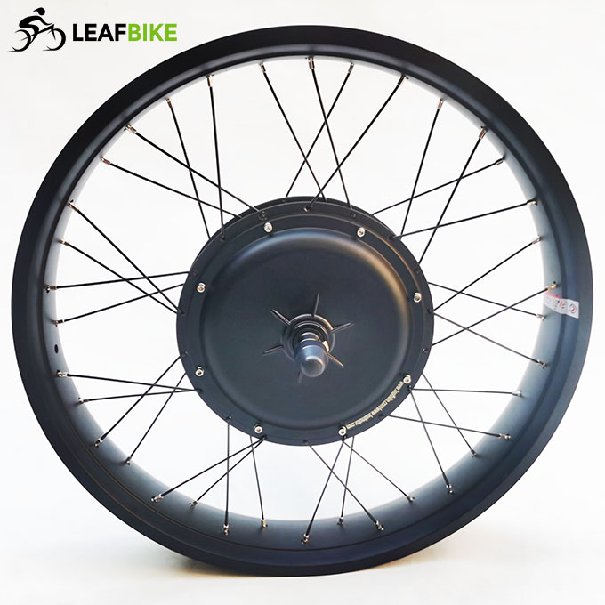 24 inch 48V 1500W front hub motor - Beach Snow Fat Tire bike conversion kit