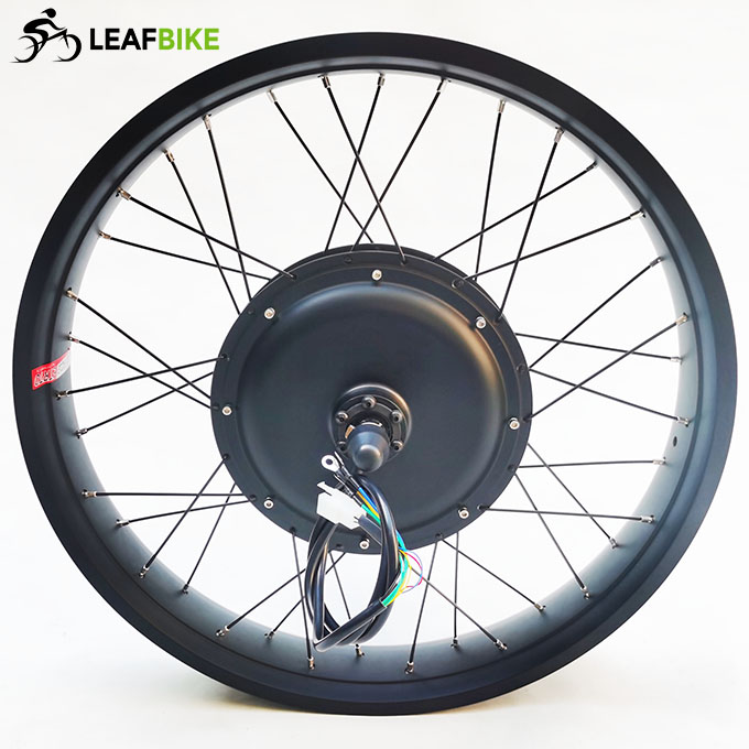 24 inch 48V 1500W front hub motor - Beach Snow Fat Tire bike conversion kit