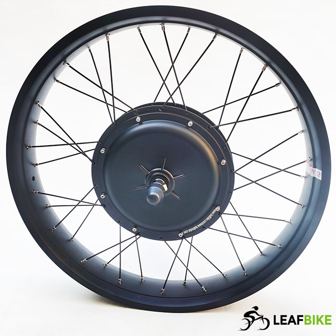 24 inch 48V 1500W front hub motor - Beach Snow Fat Tire bike conversion kit