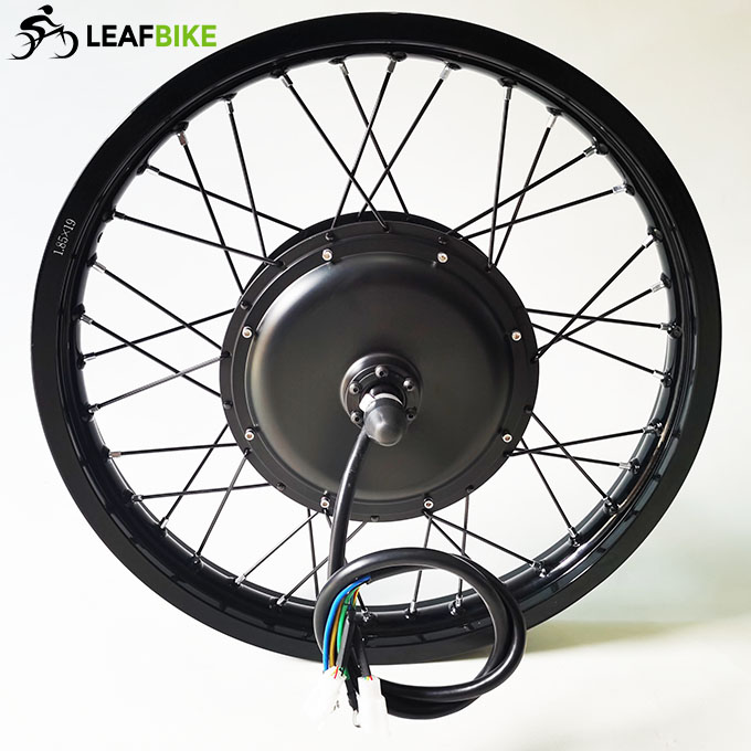 1.85 - 19 inch 48V 52V 2000W rear electric motorcycle motor kit