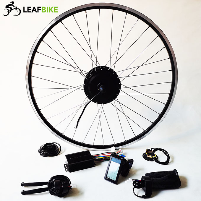 27 inch 48V 500W front electric hub motor bike conversion kit