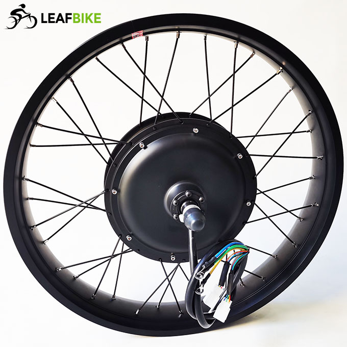 24 inch 48V 52V 2000W rear hub motor - Beach Snow Fat Tire bike conversion kit