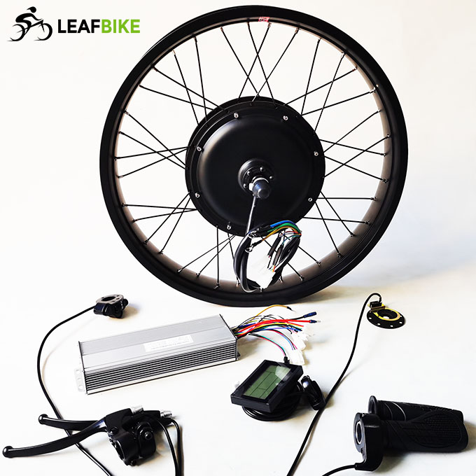 24 inch 48V 2000W rear electric hub motor - Beach Snow Fat bike conversion kit