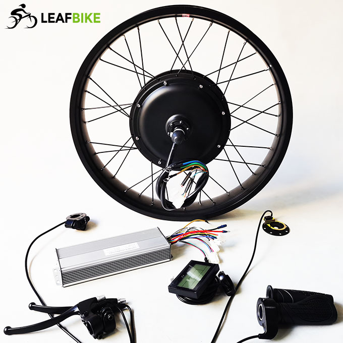 24 inch 48V 2000W rear electric hub motor - Beach Snow Fat bike conversion kit