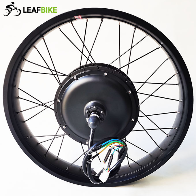 24 inch 48V 2000W rear electric hub motor - Beach Snow Fat bike conversion kit