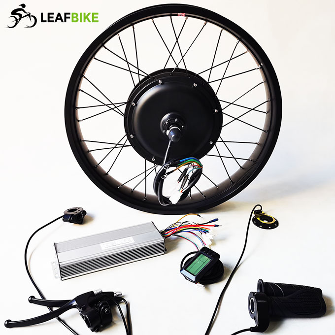 24 inch 72V 3000W rear hub motor - Beach Snow Fat Tire bike conversion kit