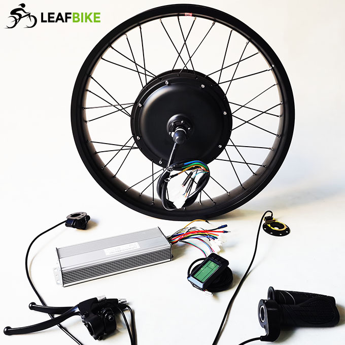 24 inch 72V 3000W rear hub motor - Beach Snow Fat Tire bike conversion kit