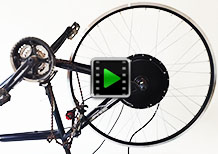 27 inch 48V 1500W rear hub motor electric bike conversion kit video