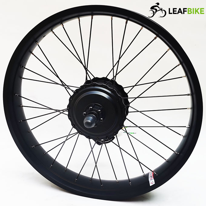 24 inch 48V 52V 500W 750W 1000W front beach snow fat bike hub motor conversion kit