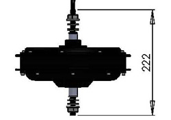 rear 36v 750w brushless hub motor
